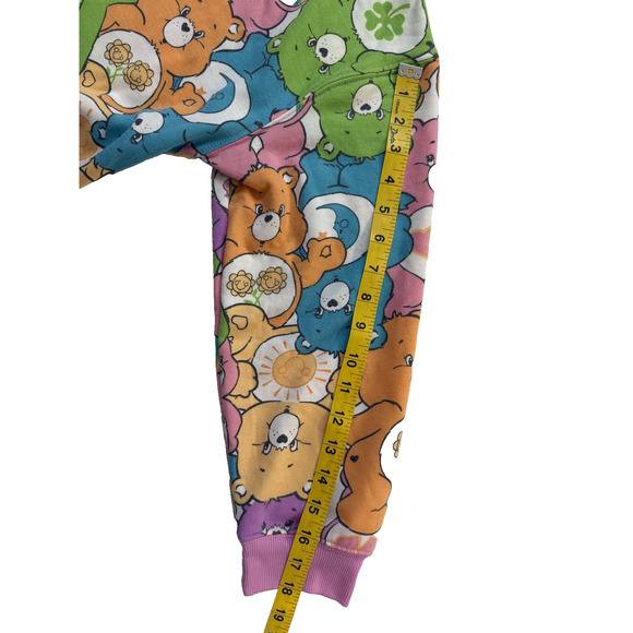 Care Bears Boxy Sweatshirt Womens XL Multicolor All Over Print Pullover Hybrid - Picture 6 of 7